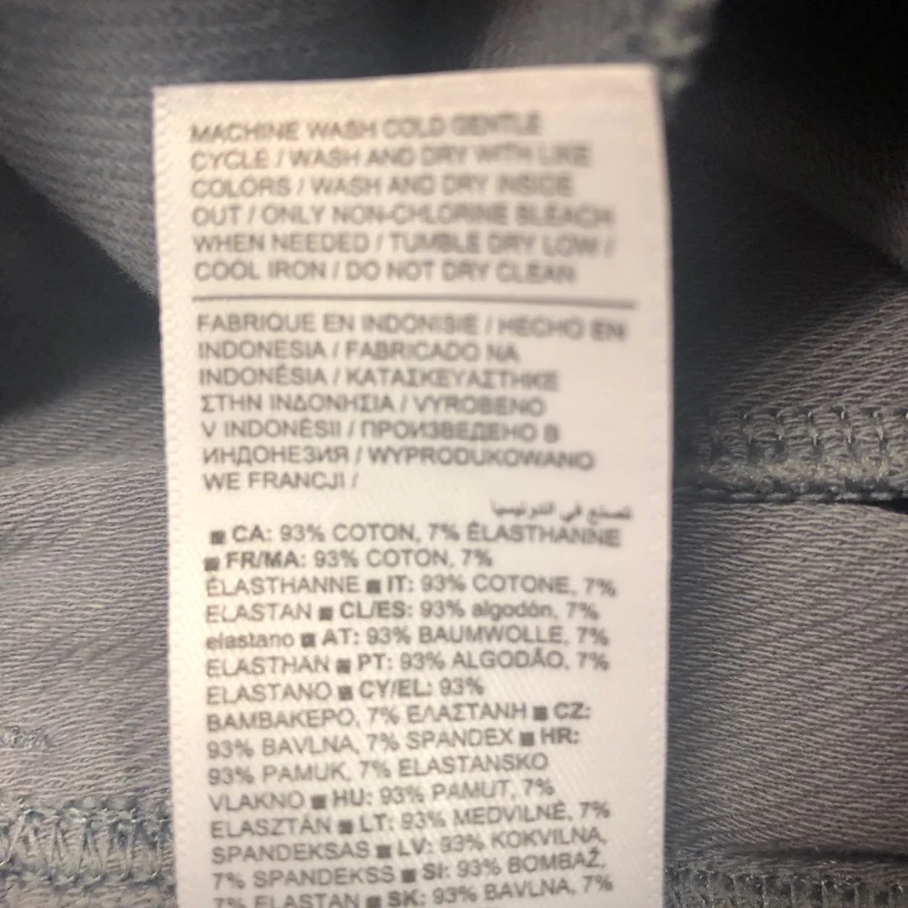 Athleta Women Farallon Straight Leg Pants Pull On Coastline Blue (Gray) Size M/P - Picture 8 of 9